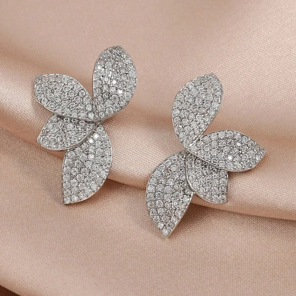 Women's Rakol Elegant Copper Irregular-Shaped Earrings